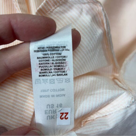 Nwt Long Tall Sally Shirt 16 Button Down Tunic Pocket Long Sleeve-pen marks - Picture 12 of 13